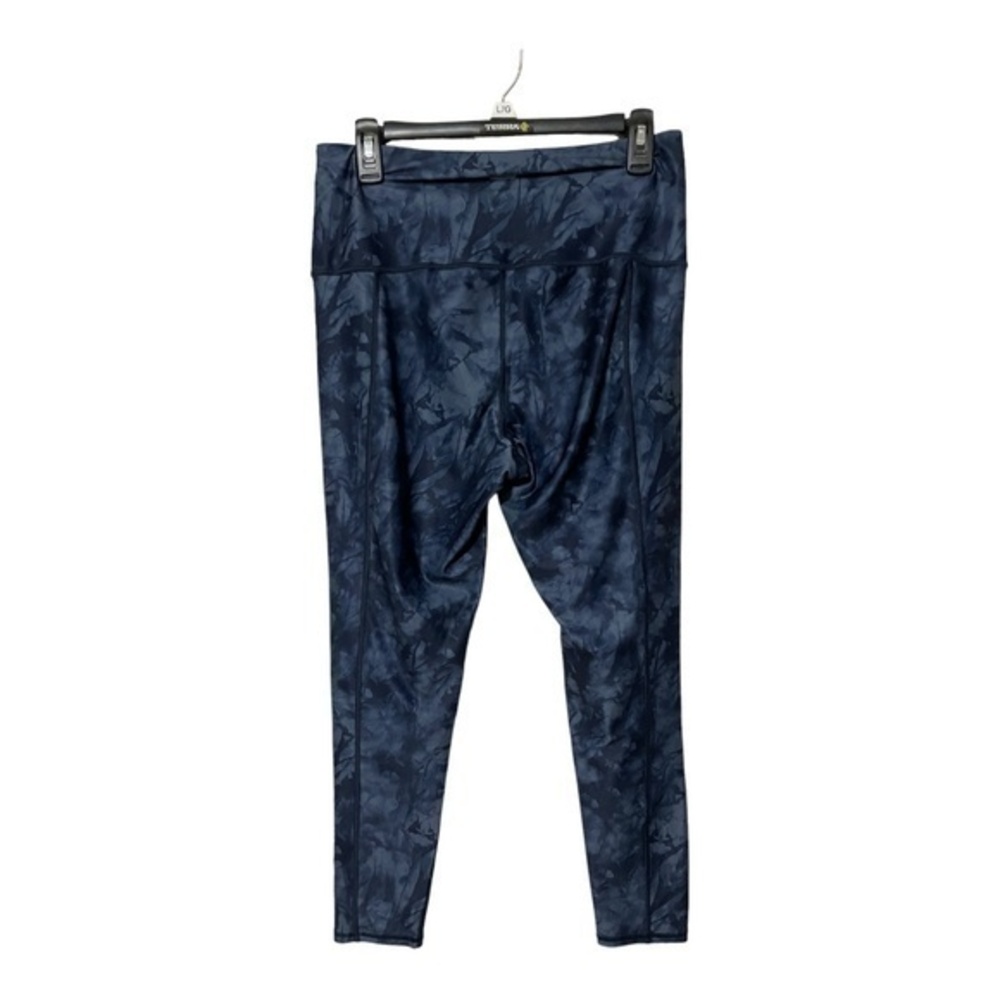 3/$25  Athletic Works Capri Leggings Blue Tie-Dyed Athletic Womens Size Large
